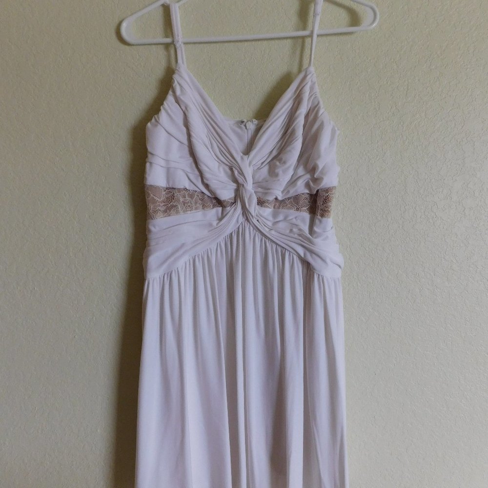 BCBGMaxAzria White Strappy Cocktail Dress